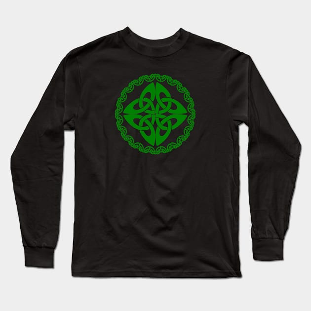 St. Patricks Day Irish Design Long Sleeve T-Shirt by POD Creations